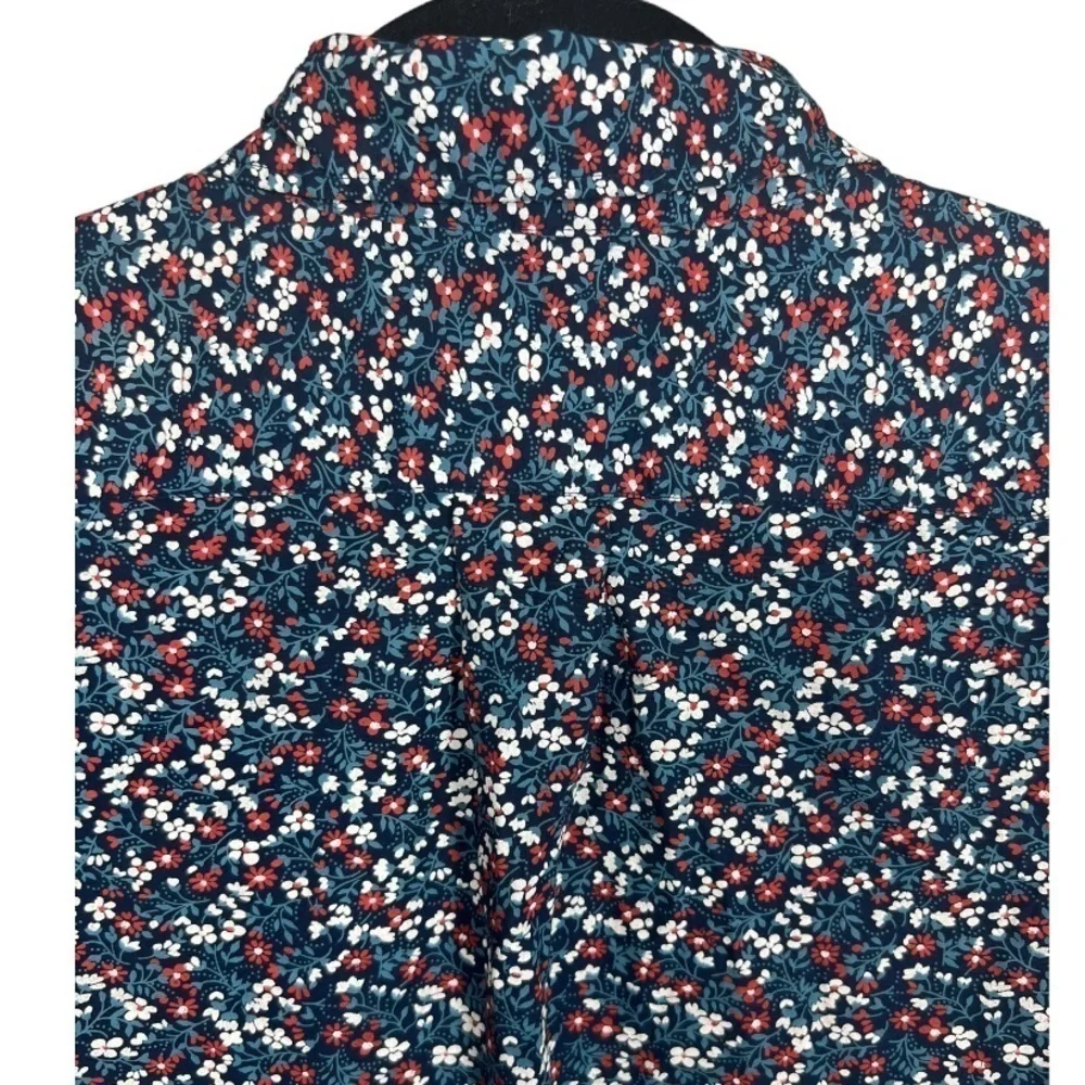 J. Crew Mens Slim Fit‎ Ditsy Floral Button Down Shirt Long Sleeve Size Large